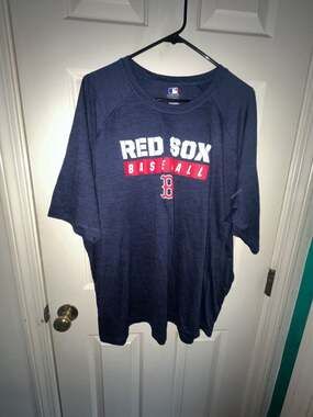 Boston Red Sox MLB Genuine Merchandise Men's Navy Heathered Performance T-Shirt
